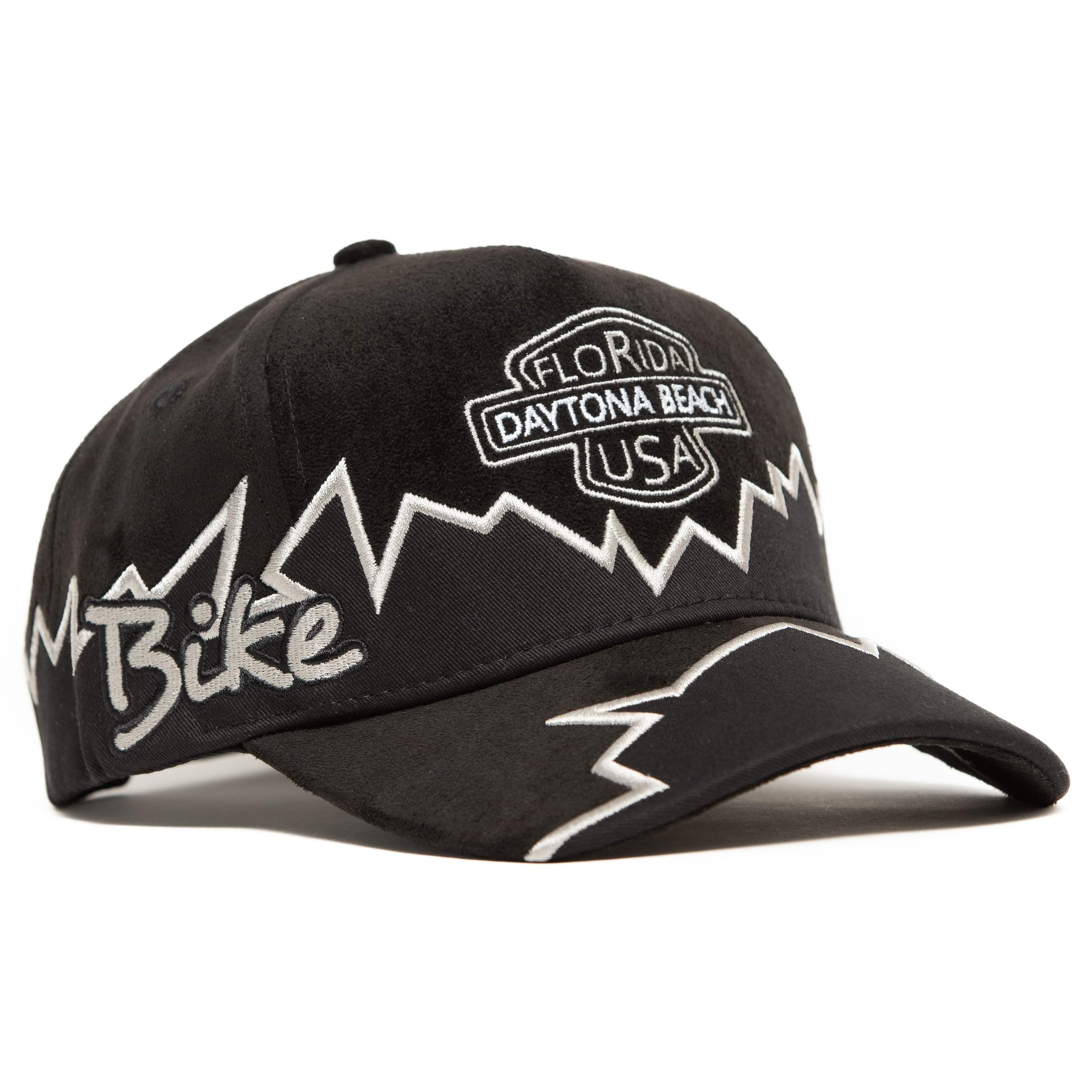 High on Fuel Black Snapback with Silver Accents Daytona Bike Week